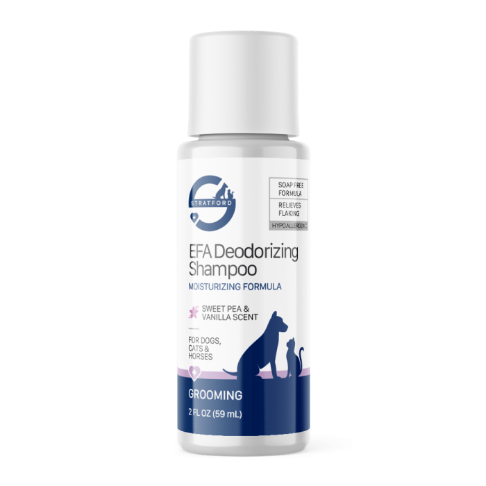 S P 1060 Essential Fatty Acid (E F A) Hypoallergenic and Deodorizing 2 ounce shampoo.